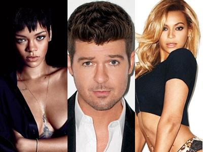 Rihanna, Beyonce dan Robin Thicke akan Rilis Album Greatest Hits?